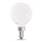 Feit Electric Feit G16.5 E12 (Candelabra) LED Bulb Soft White 60 Watt Equivalence 2 pk BPG1660W927CAF2 - alternate 2